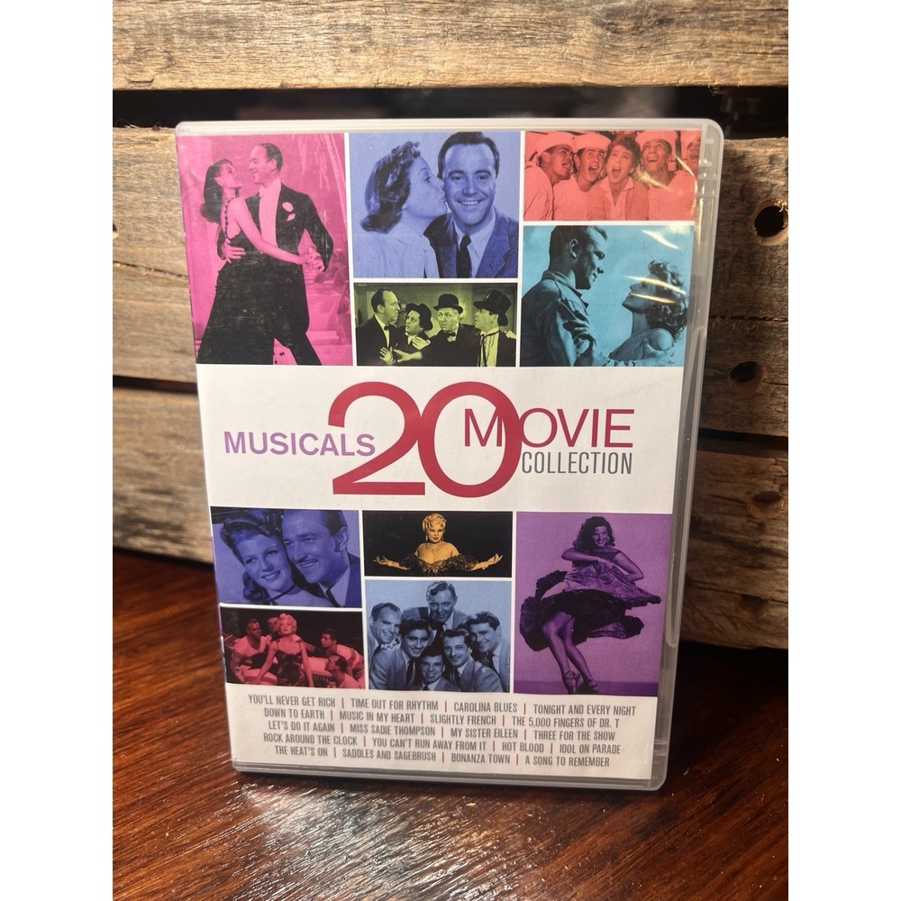 Musicals: 20 Movie Collection (DVD, 2017, 5 Disc) Pre-Owned